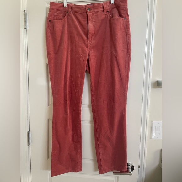 Talbots Pants - Talbots 14P Pink Cords Preppy Academia Career Pants